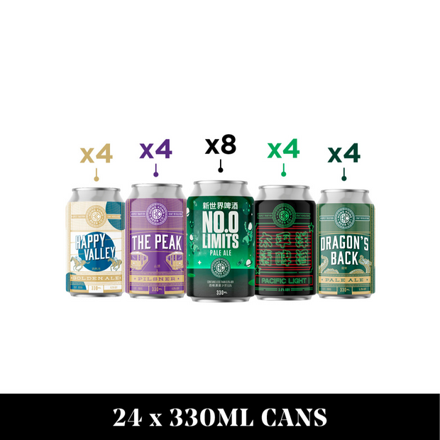 No Limits Sampler | Award-Winning Hong Kong Craft Beer | Case