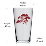 Craft Beer Conil Glass | 473ml | Award-Winning Hong Kong Beer Co Branded | Size