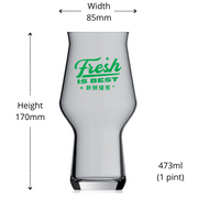 Craft Beer Glass | 473ml | Award-Winning Hong Kong Beer Co Branded | Size